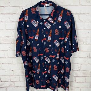 SGA St Louis Cardinals Budweiser Shirt Size XL